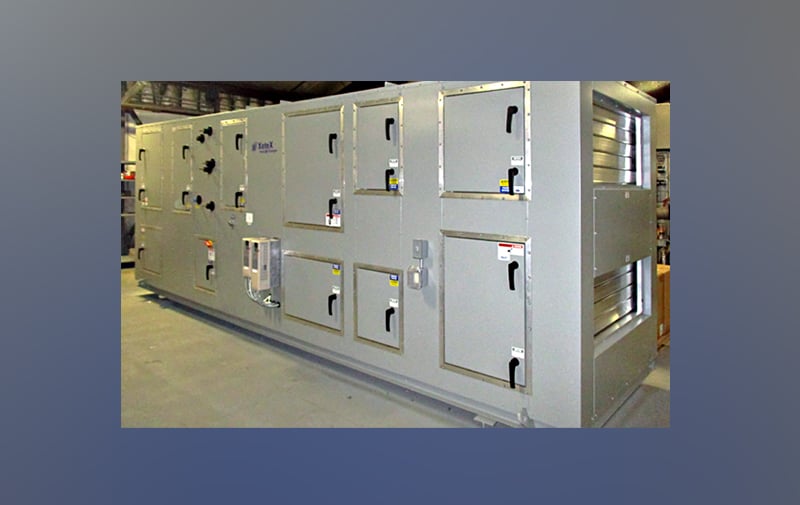 Dedicated Outdoor Air System with Energy Recovery Enthalpy Wheel