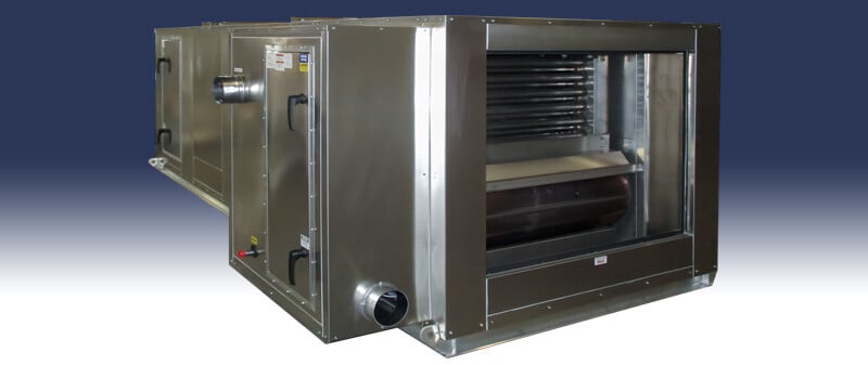 Custom Indoor AHU with Wrap Around Heat Pipe and Corrosion-Resistant Design