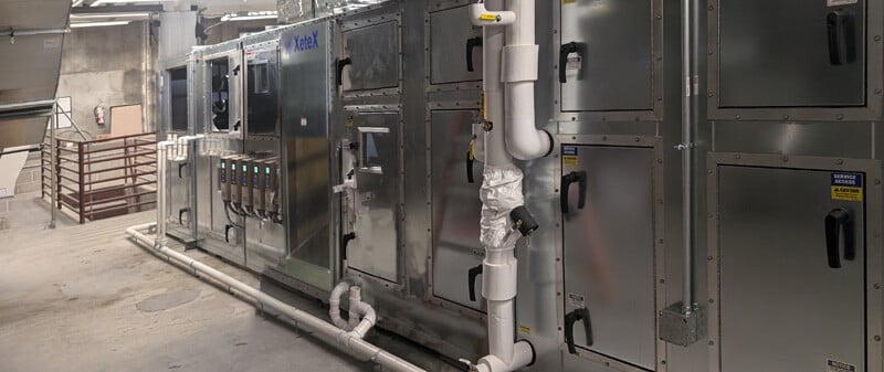 Custom Indoor AHU for Natatorium