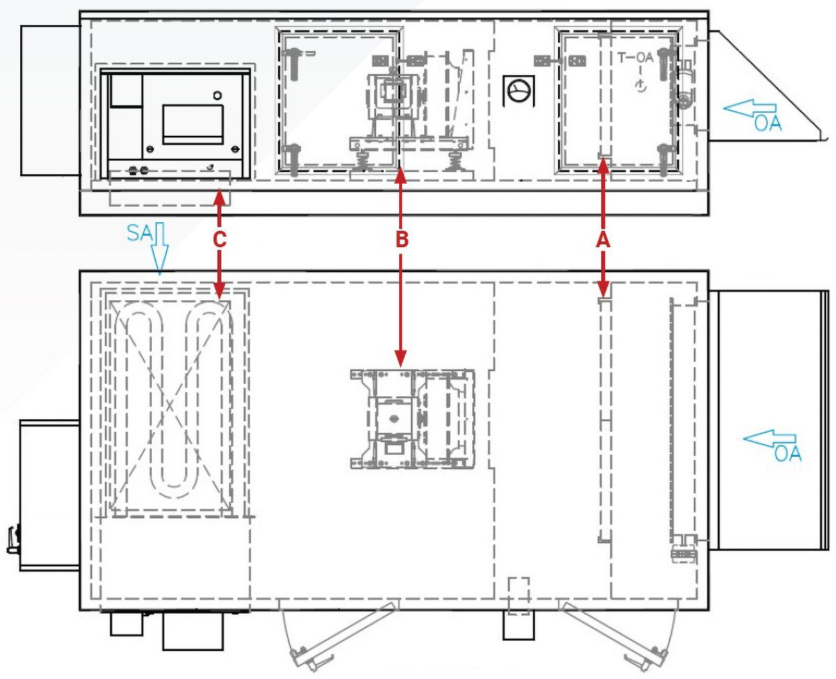 Custom Make Up Unit drawing