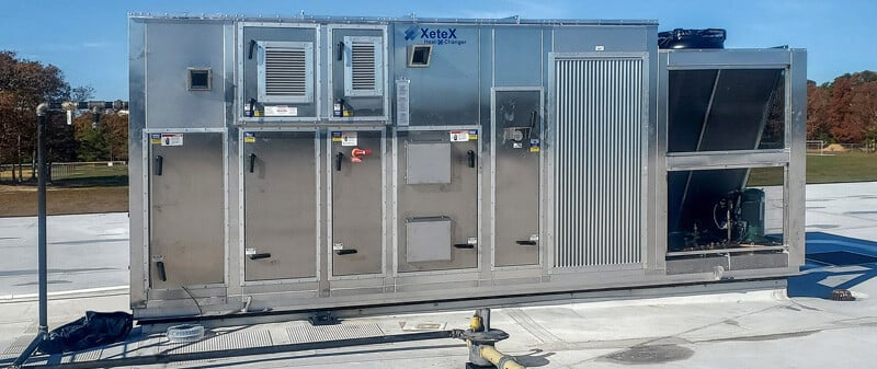 Custom Rooftop Unit with Packaged DX and 3-level Multi-zone Dampers