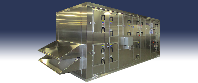 HRU with Coated HX and Explosion Proof Design for WWTP