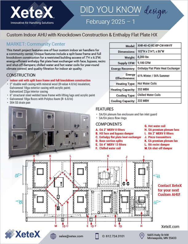 XeteX-DYK-Custom-AHU-with-Knock-Down-Construction-1